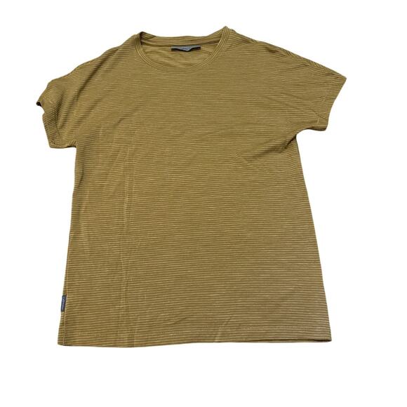 Icebreaker Womens Merino Linen Striped S/S Striped Shirt SIze XS - Picture 1 of 4